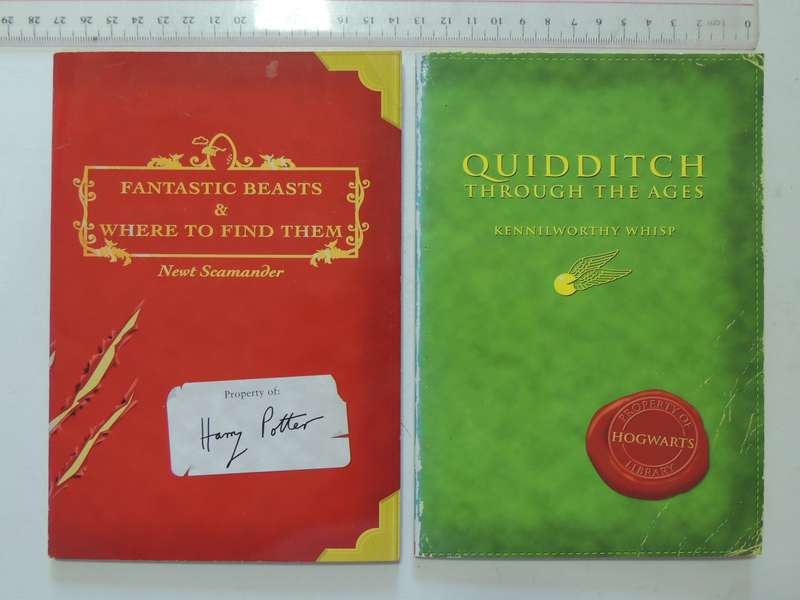 Harry Potter Set:Quidditch Through the Ages, Fantastic Beasts & Where to Find ..- J K Rowling 1st US