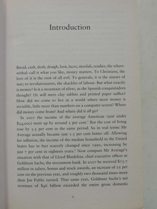 The Ascent Of Money: A  Financial History Of The World - Niall Ferguson