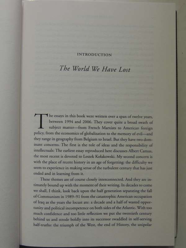 Reappraisals: Reflections On The Forgotten Twentieth Century  -Tony Judt