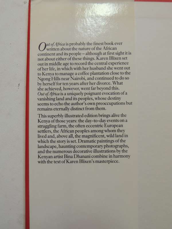 The Illustrated Out Of Africa - Karen Blixen