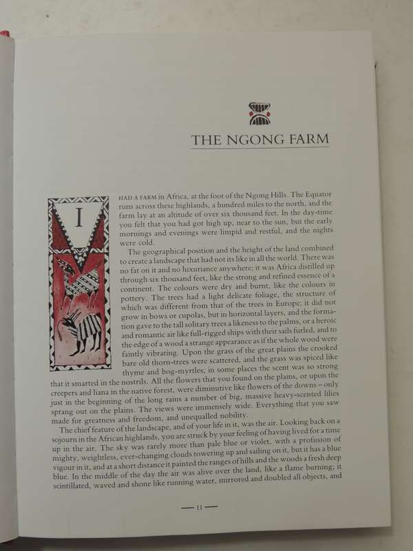 The Illustrated Out Of Africa - Karen Blixen