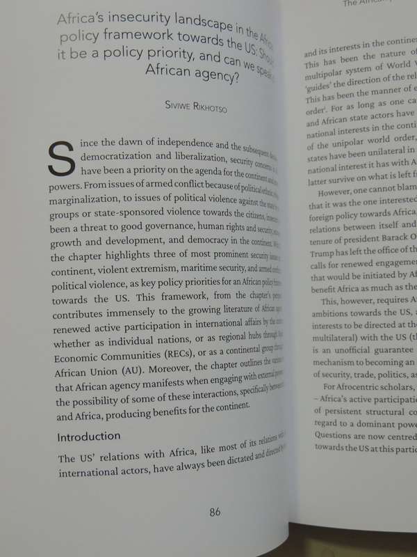 Africa's Policy Towards The US: The Biden Era - ed Bob Wekesa
