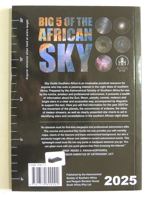 2025 Sky Guide Southern Africa - Astronomical Society Of Southern Africa