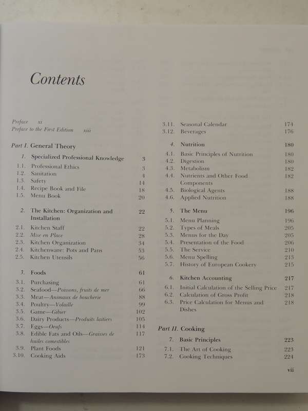 Classical Cooking: The Modern Way  - Eugen Pauli     (2nd Edition)