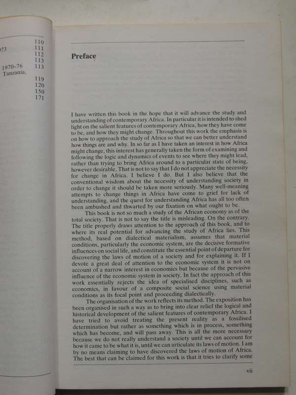 A Political Economy Of Africa- Claude Ake