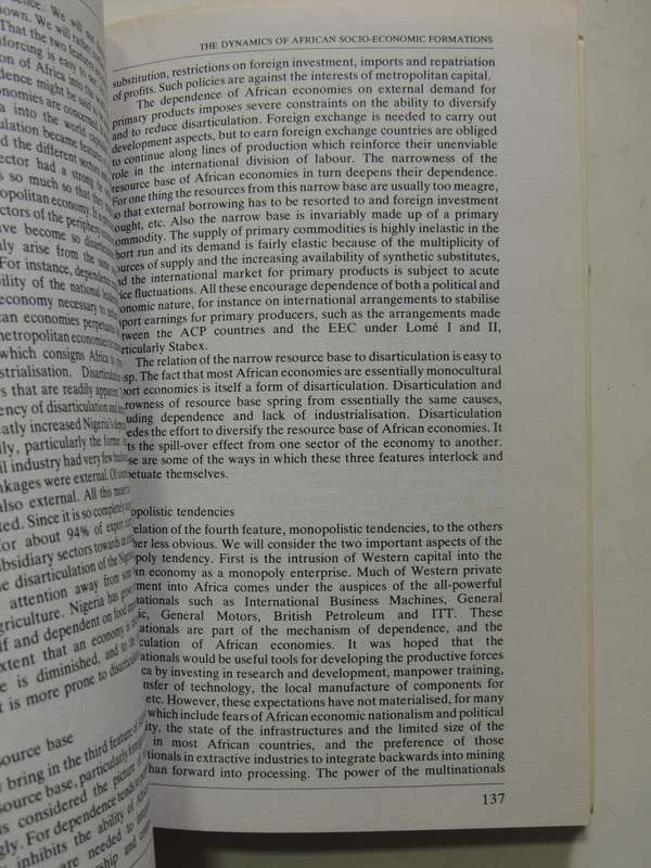 A Political Economy Of Africa- Claude Ake