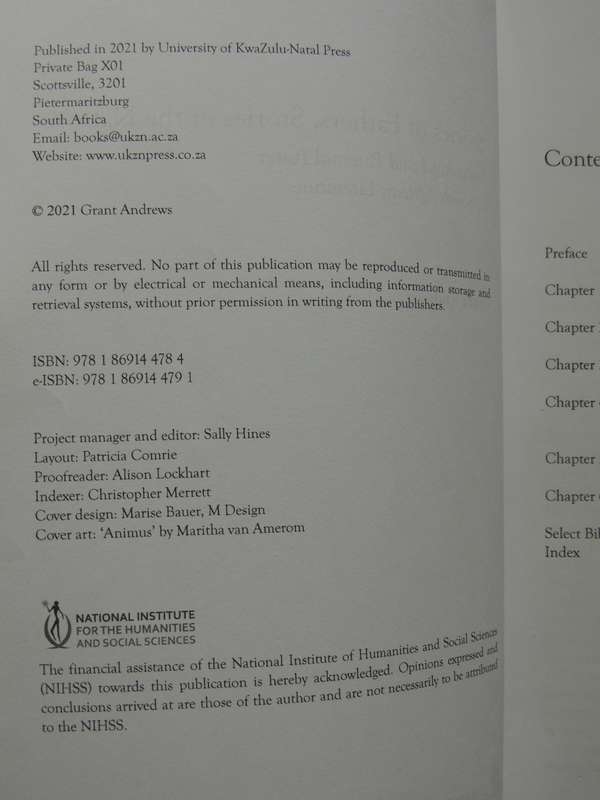 Stories Of Fathers, Stories Of The Nation: Fatherhood & Paternal Power In SA Literature G Andrews