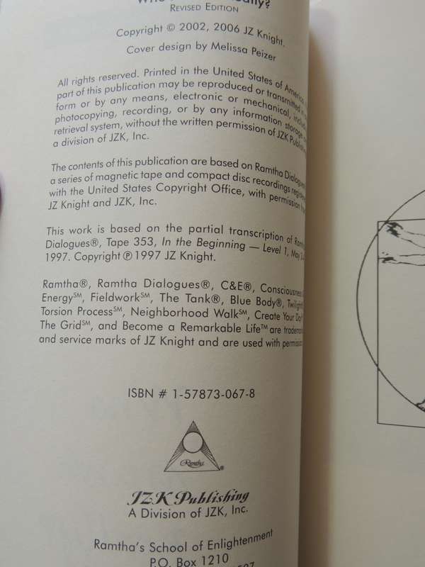 Who are we Really? Fireside Series Ramtha Vol 2 No 5