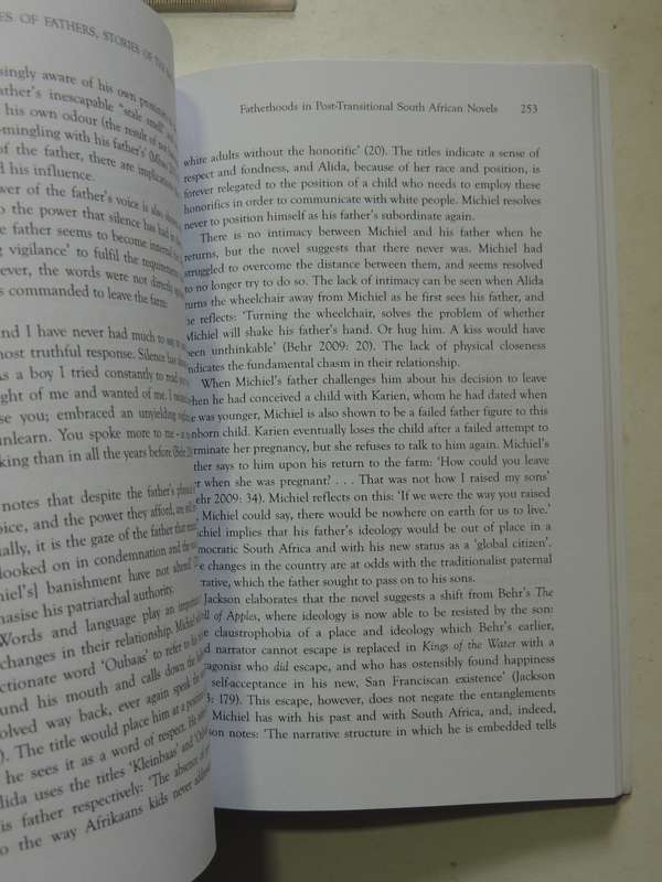 Stories Of Fathers, Stories Of The Nation: Fatherhood & Paternal Power In SA Literature G Andrews