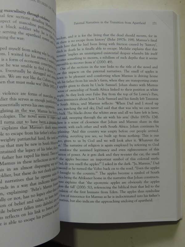 Stories Of Fathers, Stories Of The Nation: Fatherhood & Paternal Power In SA Literature G Andrews