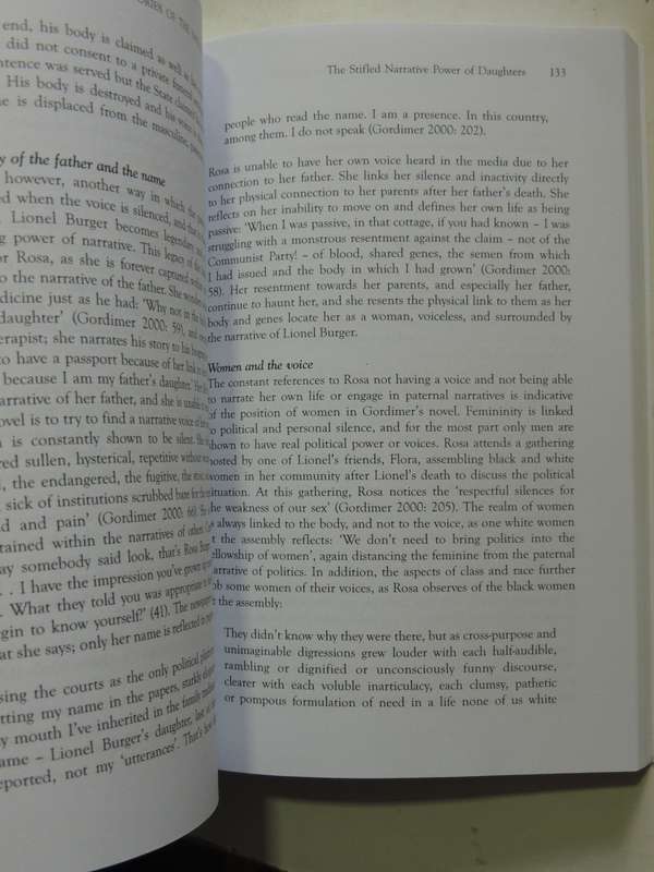 Stories Of Fathers, Stories Of The Nation: Fatherhood & Paternal Power In SA Literature G Andrews