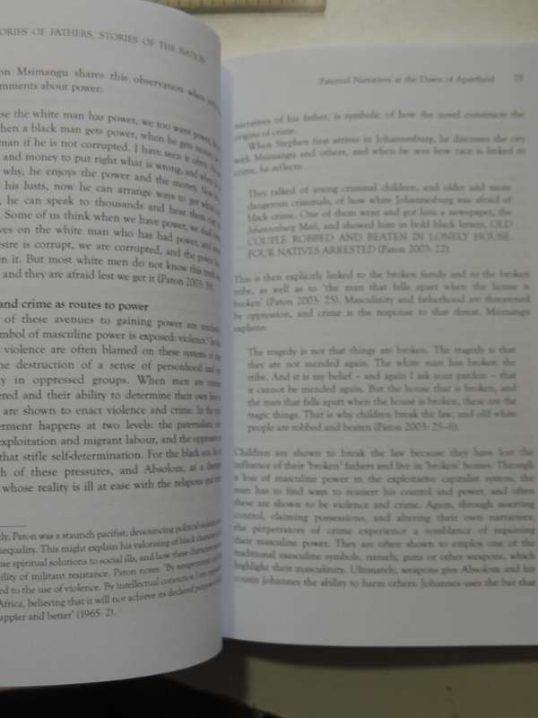 Stories Of Fathers, Stories Of The Nation: Fatherhood & Paternal Power In SA Literature G Andrews