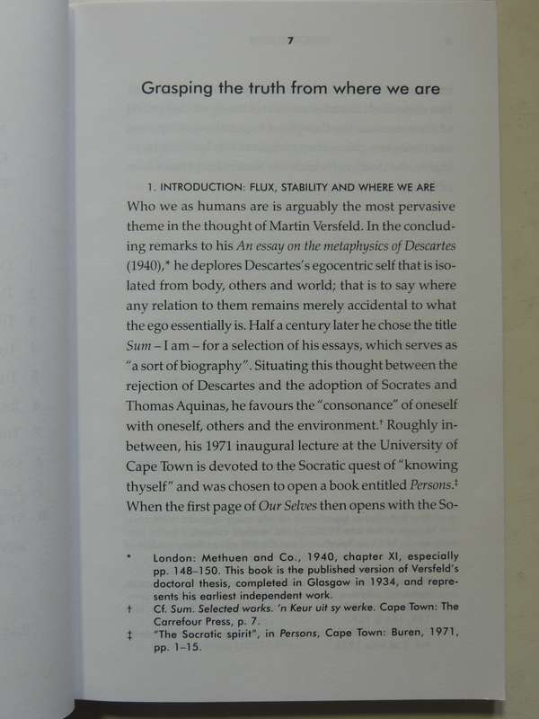 Our Selves - Martin Versfeld