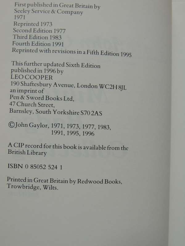 Military Badge Collecting (New & Revised Sixth Edition)John Gaylor