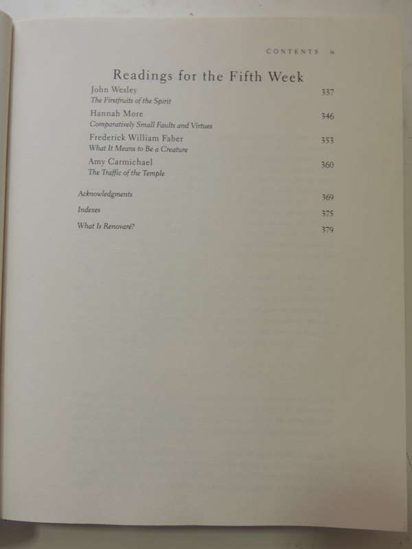 Spiritual Classics, Selected Readings on the 12 Spiritual Disciplines,Renovare Resource  - RJ Foster