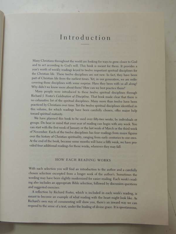 Spiritual Classics, Selected Readings on the 12 Spiritual Disciplines,Renovare Resource  - RJ Foster