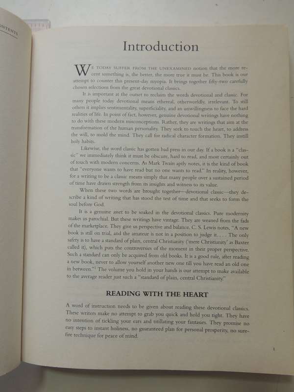 Devotional Classics, Selected Readings For Individuals &Groups,... Resource for Spiritual -RJ Foster