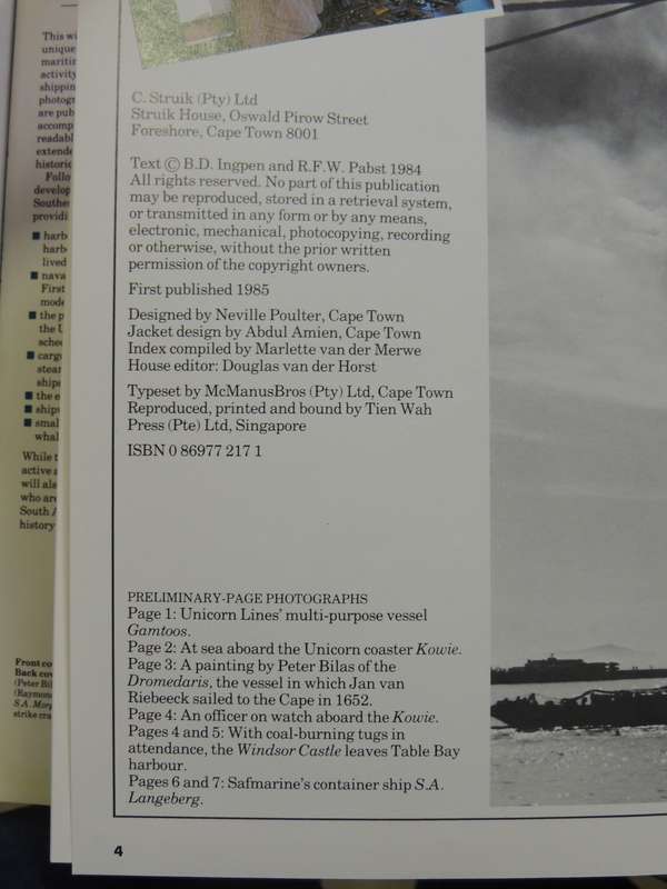 Maritime South Africa: A Pictorial History - Brian Ingpen & Robert Pabst