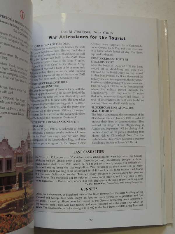 A Tourist Guide To The Anglo Boer War 1899-1902 - Tony Westby-Nunn