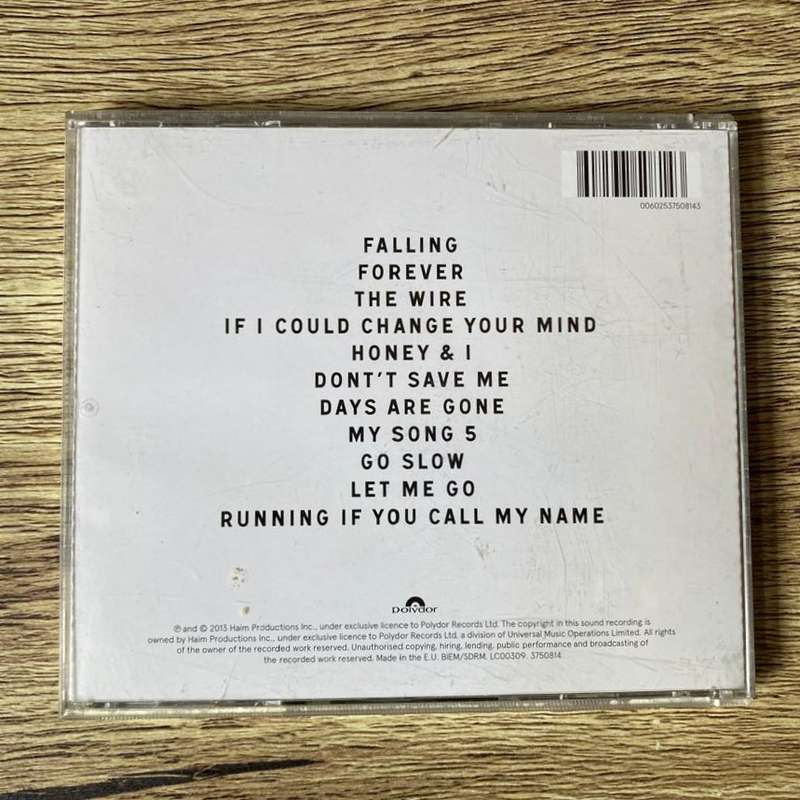Haim - Days Are Gone CD/Album (2013 European import) VG+/VG+
