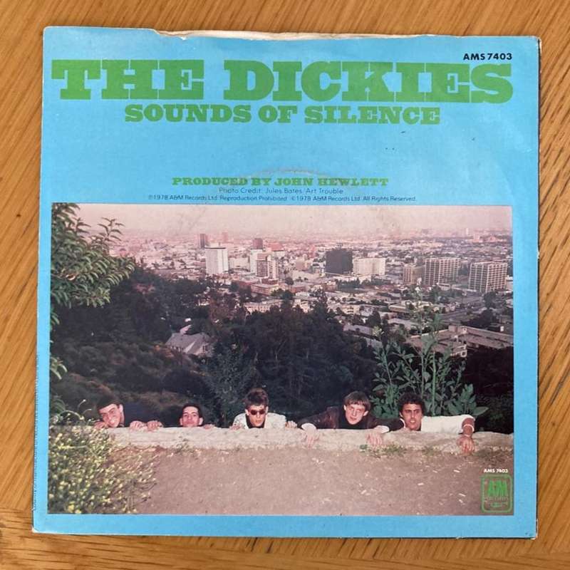The Dickies - Silent Night 7"/single (1978 UK import white vinyl) VG/VG
