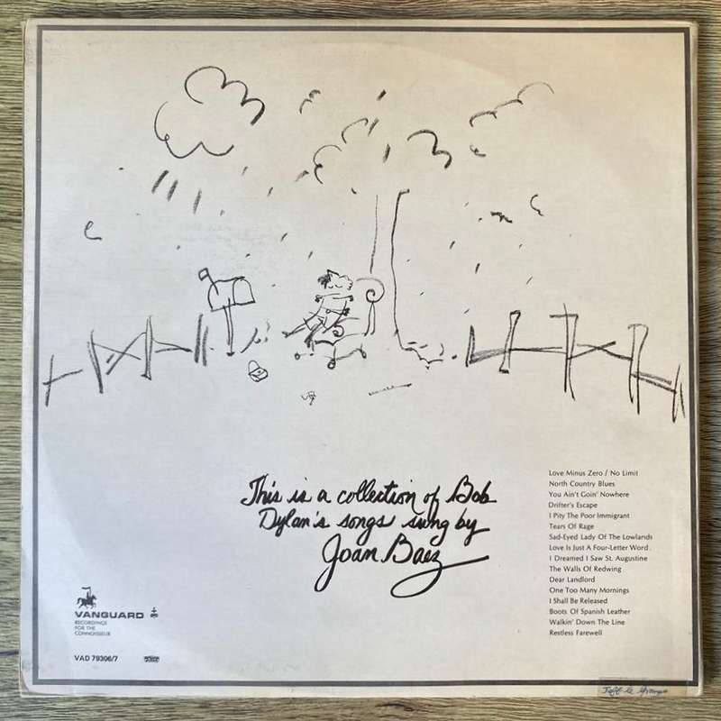Joan Baez - Any Day Now 2xLP/Album (1969 SA press) VG/VG+/VG+