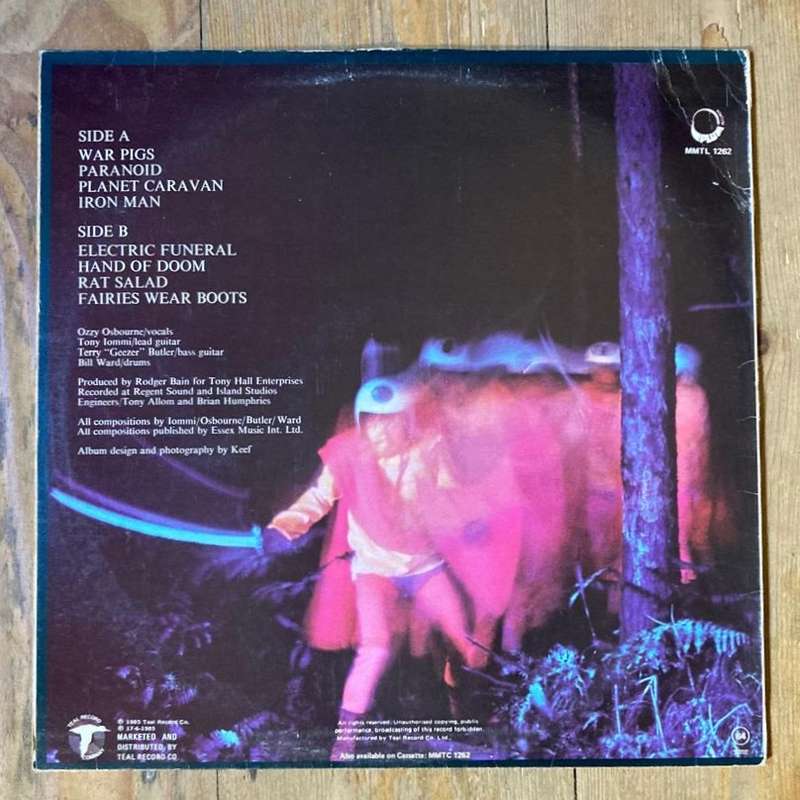 Black Sabbath - Paranoid LP/Album (1985 SA reissue) VG+/VG