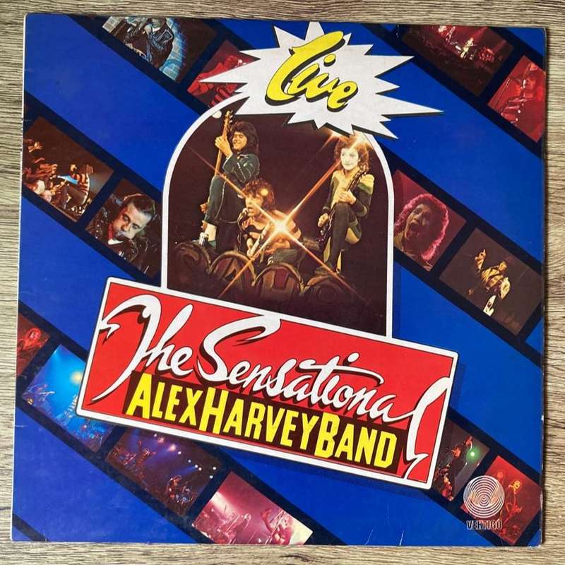 The Sensational Alex Harvey Band - Live LP/Album (1975 UK import) VG+/VG+