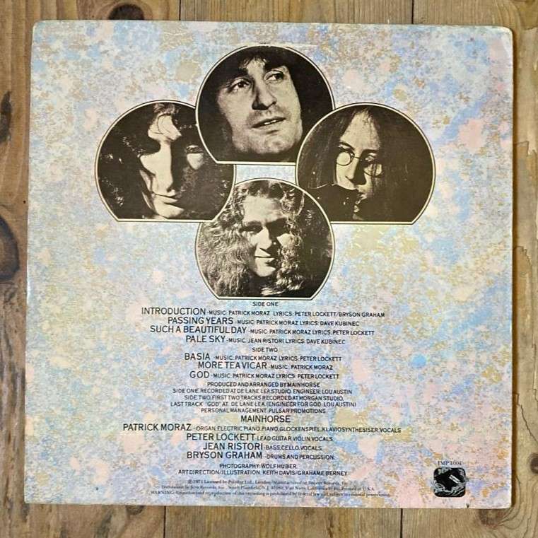 Mainhorse (self-titled) LP/Album (1976 US import) VG+/VG