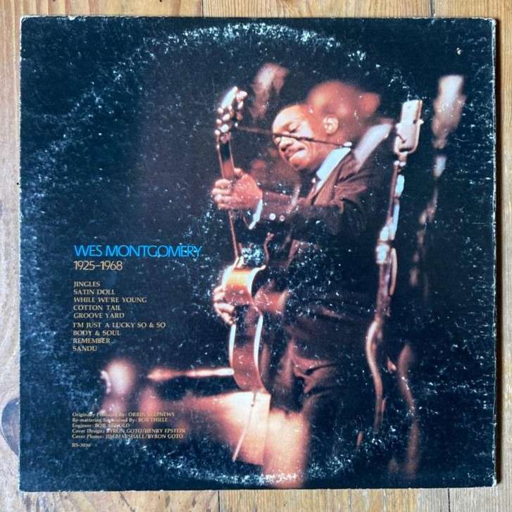 Wes Montgomery - March 6, 1925-June 15, 1968 LP/Comp. (1968 US import) VG+/VG