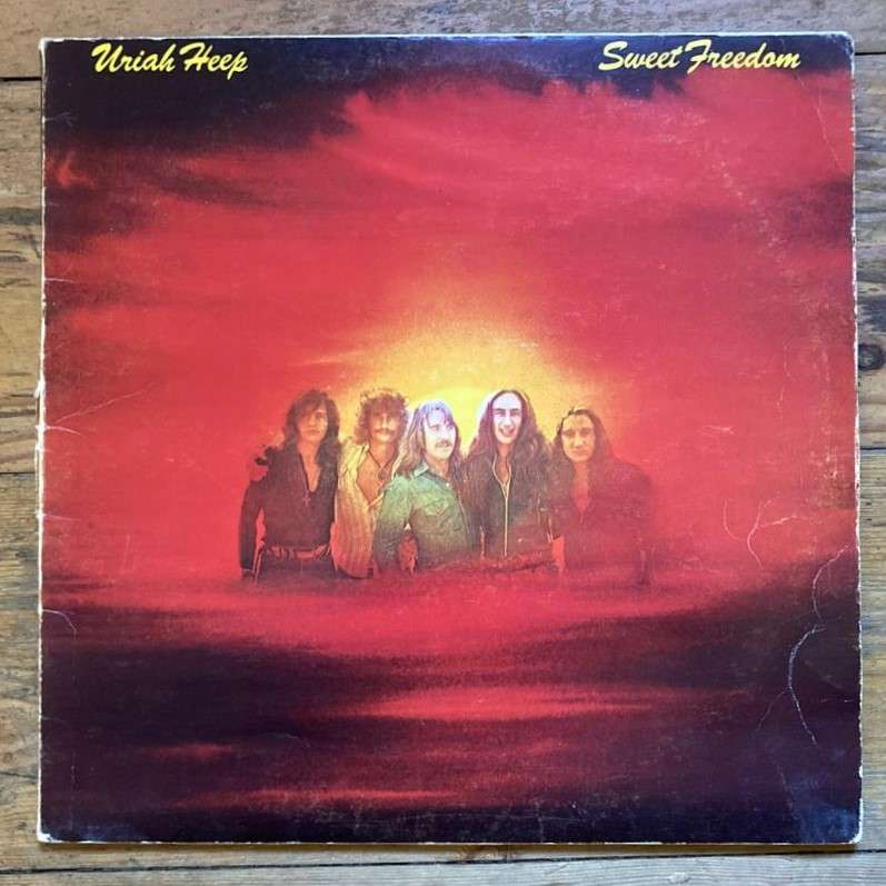 Uriah Heep - Sweet Freedom LP/Album (1973 SA press) VG/G+