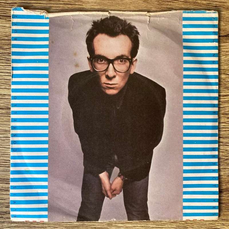 Elvis Costello - Watching the Detectives 7"/single (1977 UK import) VG+/G+