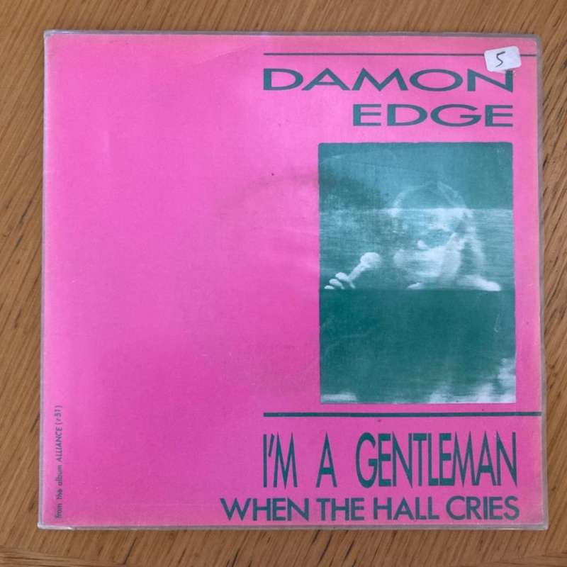 Damon Edge - I'm a Gentleman 7"/single (1985 French import) VG+/VG