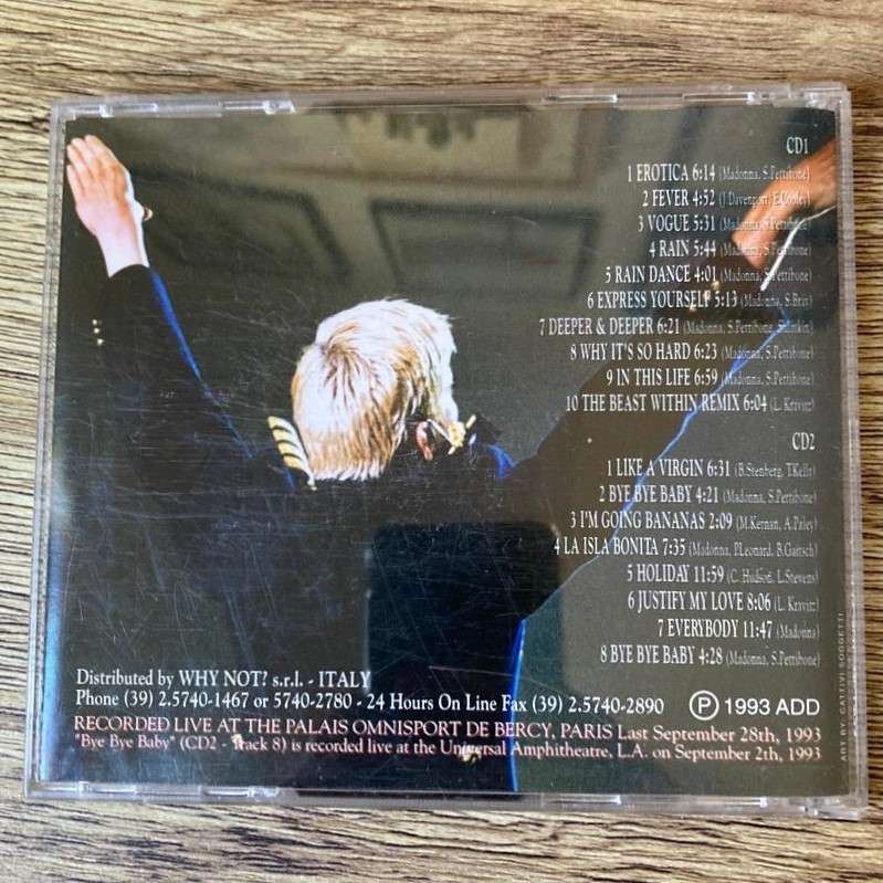 Madonna - Oh Girlie... 2xCD/Album (1993 Italian import) Exc/VG+/VG+