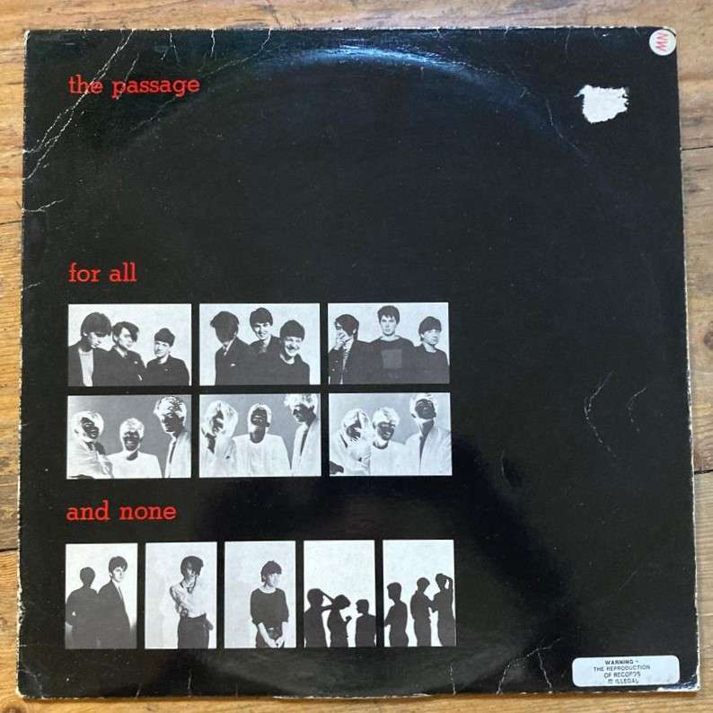 The Passage - For All and None LP/Album (1981 UK import) VG+/G+