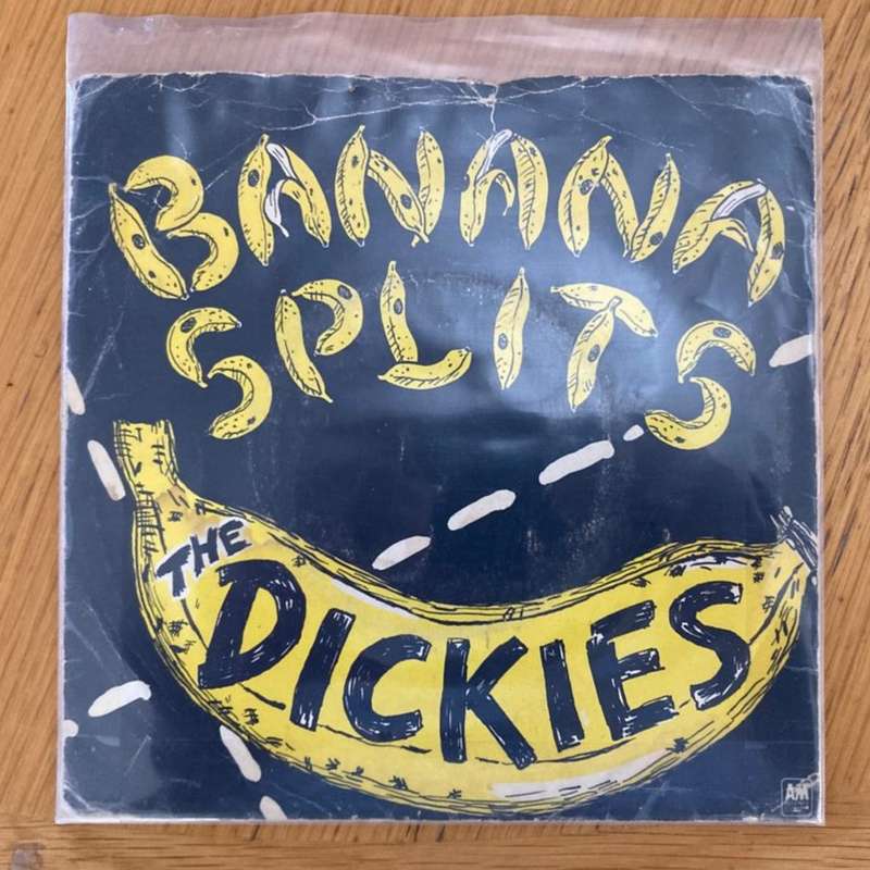 The Dickies - Banana Splits 7"/single (1979 UK import yellow vinyl) VG/G+