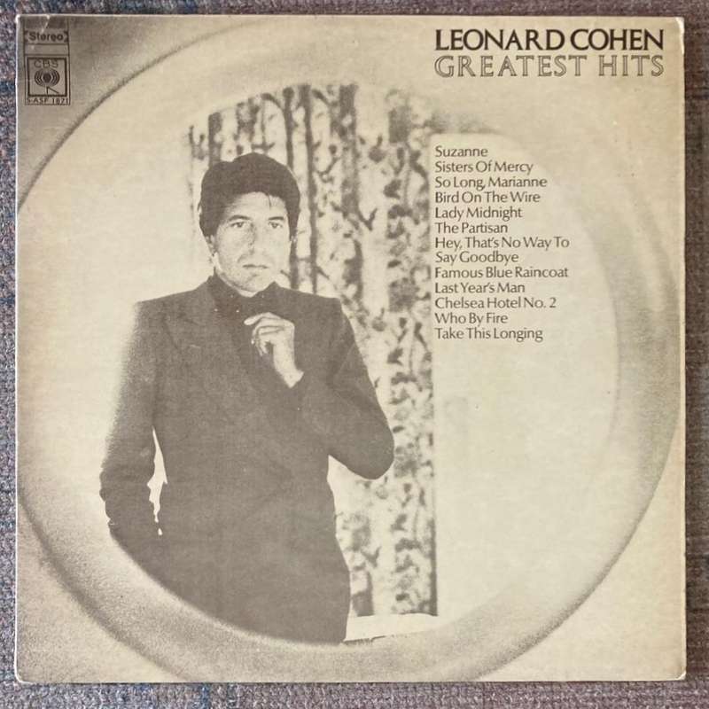 Leonard Cohen - Greatest Hits LP/Album (1976 SA press) VG+/VG+
