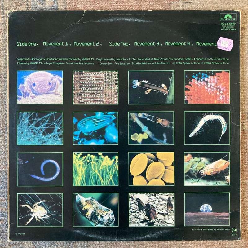 Vangelis - Soil Festivities LP/Album (1984 SA press) VG/VG