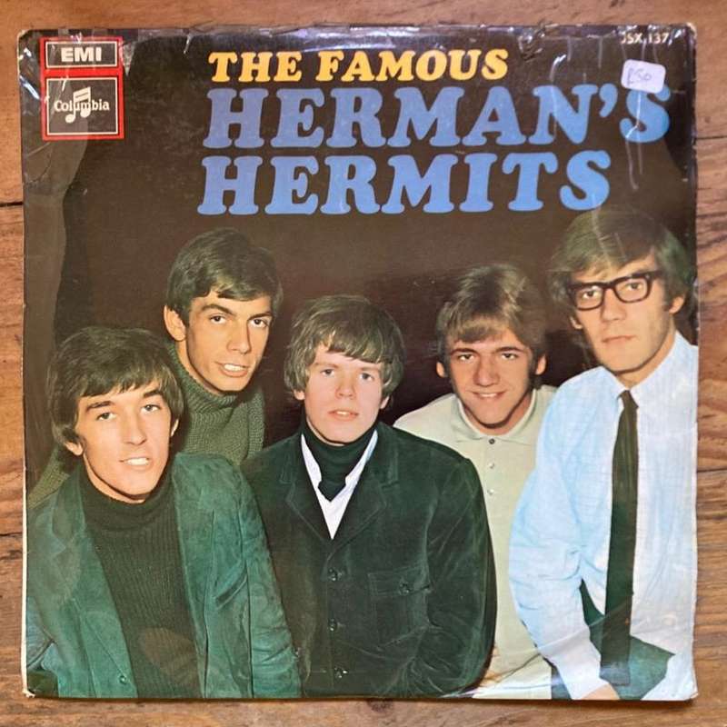 Herman's Hermits - The Famous Herman's Hermits LP/Comp. (1969 SA press) G+/VG
