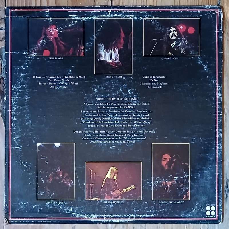 Kansas - Masque LP/Album (1975 US import) VG+/G+