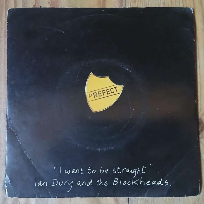 Ian Dury & the Blockheads - I Want To Be Straight 7"/single (1980 UK import) VG/VG