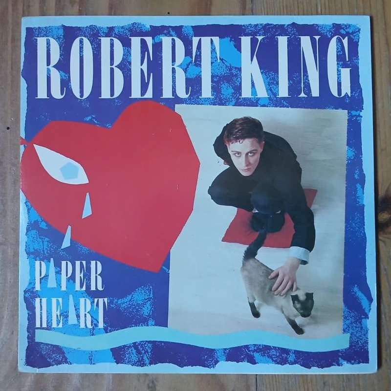 Robert King - Paper Heart 7"/single (1982 UK import) VG+/VG+