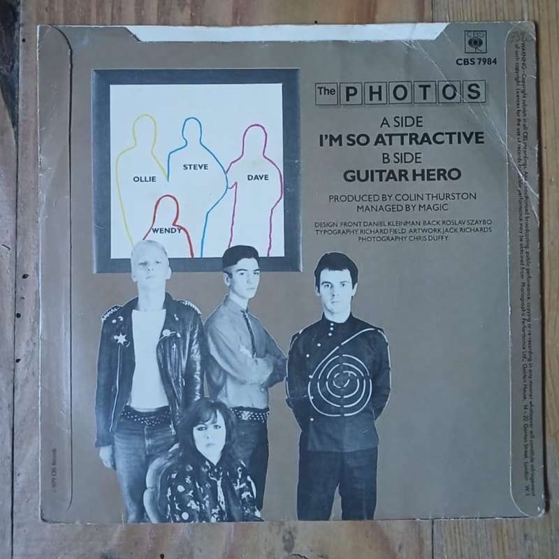 The Photos - I'm So Attractive 7"/single (1979 UK import) VG+/VG