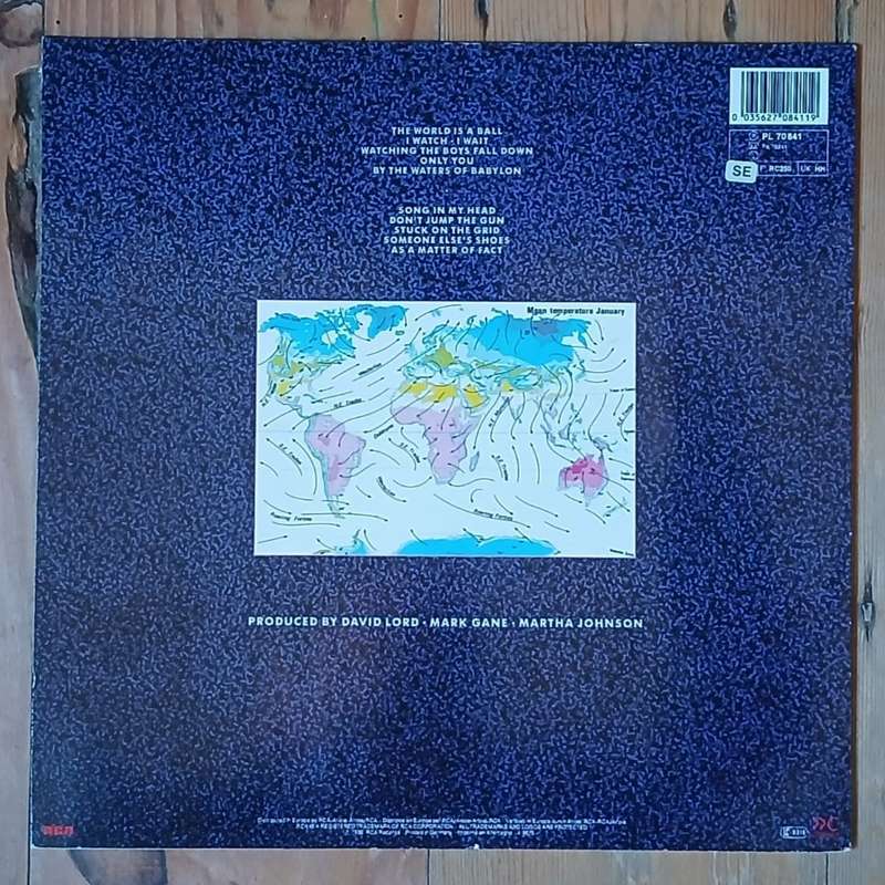 M+M/Martha & the Muffins - the World Is a Ball LP/Album (1986 Euro import) VG+/VG+