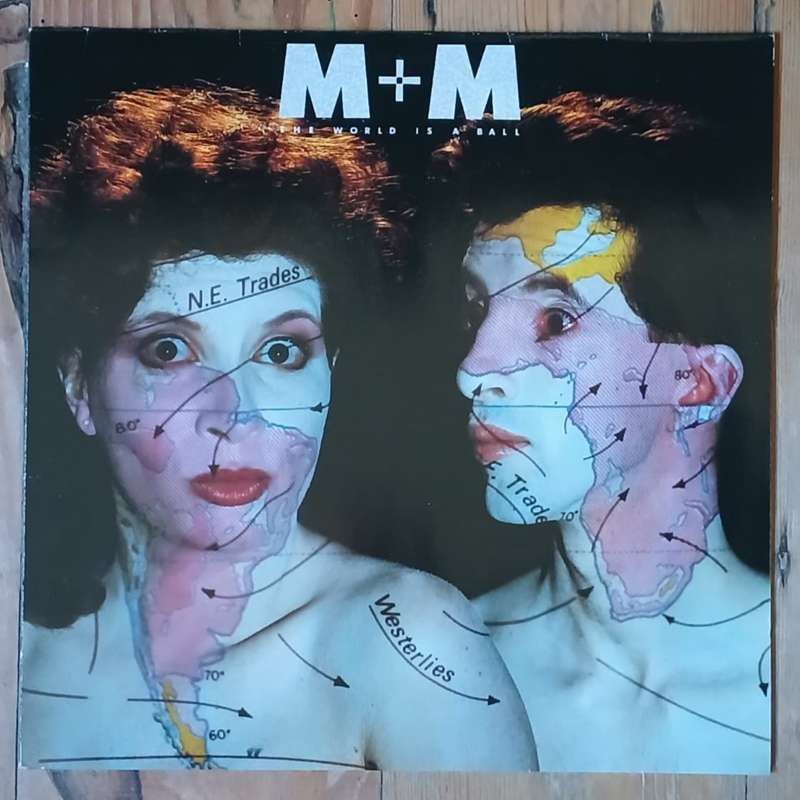 M+M/Martha & the Muffins - the World Is a Ball LP/Album (1986 Euro import) VG+/VG+