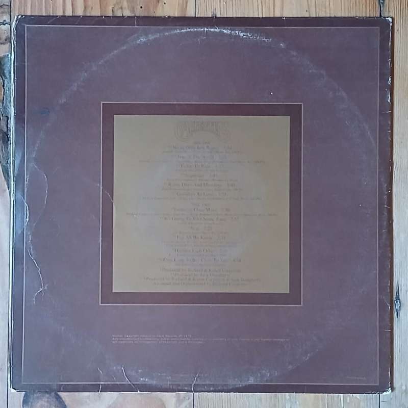 Carpenters - The Singles 1969-1973 LP/Comp. (1973 SA press) VG/G+