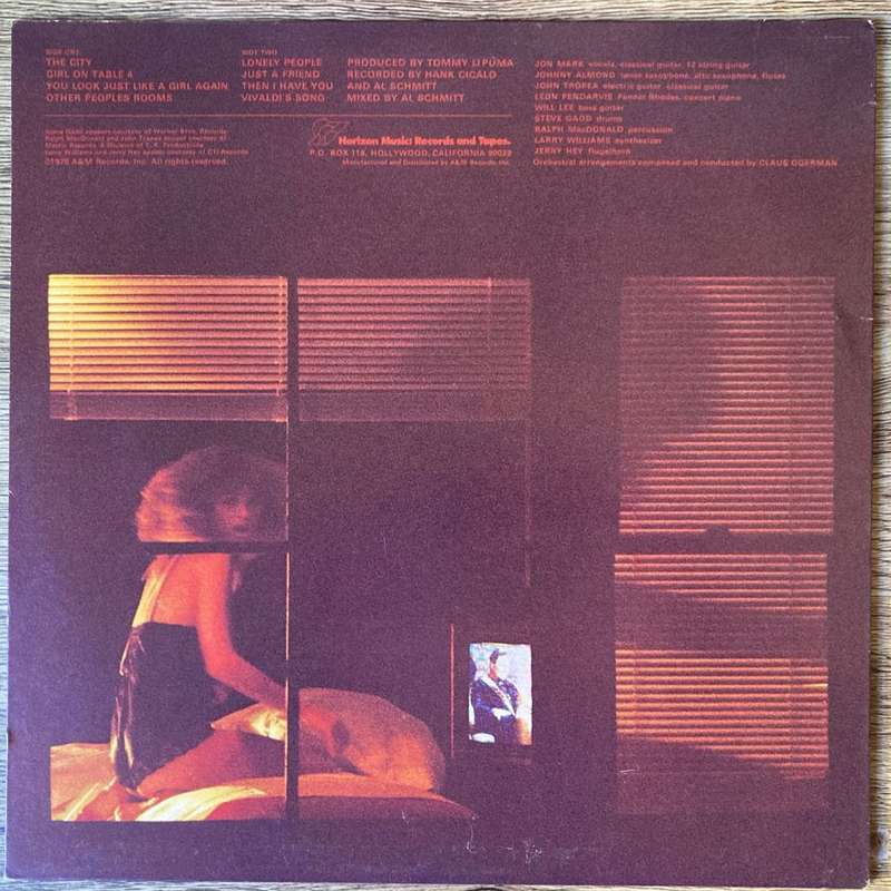 Mark-Almond - Other People's Rooms LP/Album (1978 US import) VG+/VG+
