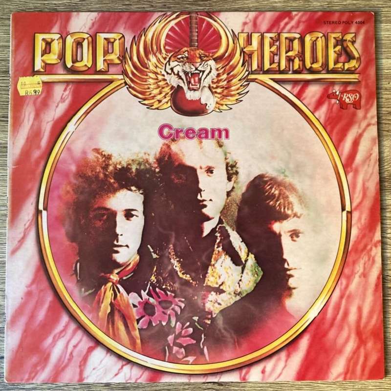 Cream - Pop Heroes LP/Comp. (1980 SA press) VG+/VG+