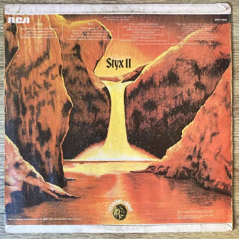Styx - Styx II LP/Album (1973 Rhodesian press) VG/G+