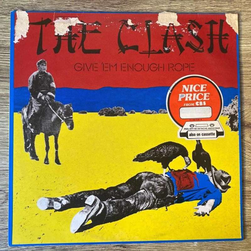 The Clash - Give 'Em Enough Rope LP/Album (1984 European import) VG+/G+